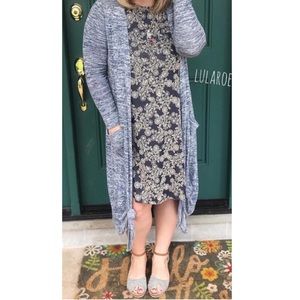 LuLaRoe Carly - Denim look with floral design